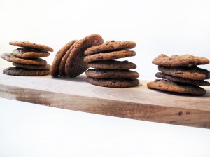 sprøde og lækre cookies på nicolas vahe træ fad