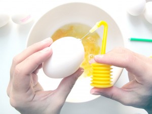pust æg ved hjælp af blas-fix fra cchobby