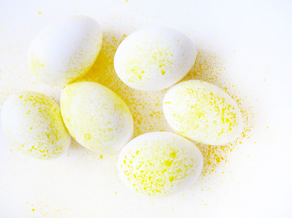 akvarel splash effekt på natur æg